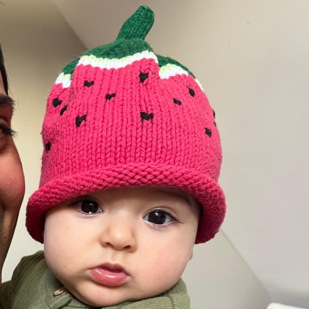 Watermelon Knit Beanie Hat for Baby